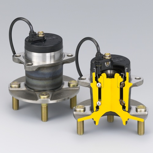 內置端蓋式有源傳感器的輪轂軸承單元